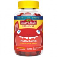 Nature Made Kids First Daily Chewable Gummy Multivitamin 90 Count- Gluten Free Vitamin D3 Vitamin B6 Vitamin B12 and Biotin