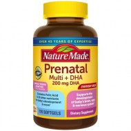 Nature Made Prenatal Multivitamin - DHA Softgels 115 Count to Support Baby’s Development†