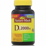 Nature Made Vitamin D3 Tablets 2000IU 220Ct