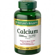 Nature\'s Bounty Absorbable Calcium 1200mg Plus Vitamin D3 25mcg (1000 IU) 120 Softgels Mineral Supplement to Support Bone