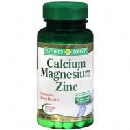 Nature\'s Bounty Calcium Magnesium Zinc Caplets 100 ea