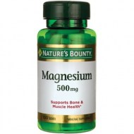 Nature\'s Bounty Magnesium 500 mg Tablets 100 ea