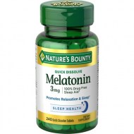 Nature\'s Bounty® Melatonin 3 mg 240 Quick Dissolve Tablets