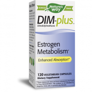 Natures Way DIM-Plus Diindolylmethane Estrogen Metabolism Vcaps 120 Count