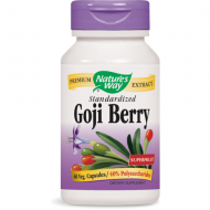 Nature\'s Way Standardized Goji Berry Vegetarian Capsules 60 Ct