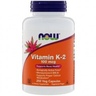 Now Foods Vitamin K-2 100 mcg  250 Veg Capsules