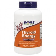 NOW Supplements Thyroid Energy™ Iodine and Tyrosine plus Selenium Zinc and Copper 180 Veg Capsules
