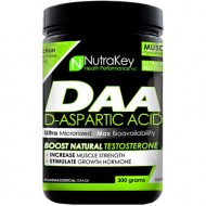 Nutrakey DAA D-Aspartic Acid Powder Test Booster 100 Servings