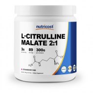Nutricost L-Citrulline Malate 2-1 300 Grams (Strawberry Kiwi) - Gluten Free - Non-GMO