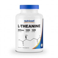 Nutricost L-Theanine 200mg- 120 Capsules - Double Strength