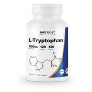 Nutricost L-Tryptophan 500mg 120 Capsules With BioPerine