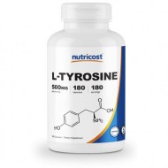 Nutricost L-Tyrosine 500mg 180 Capsules - Non-GMO - Gluten Free