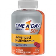 One A Day Women’s 50- Gummies Advanced Multivitamin with Brain Support 110 Count