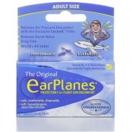 Original EarPlanes by Cirrus Healthcare Earplug for Airplane Travel Ear Protection (1 Pair)