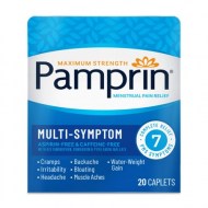 Pamprin Maximum Strength Multi-Symptom Menstrual Pain Relief Caplets 20 ct