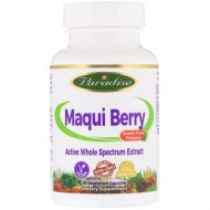 Paradise Herbs Maqui Berry 60 Vegetarian Capsules