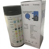 QTEST 11 Parameter Urinalysis Strips 100ct - Urine Strips for Testing Urinary Tract Infection (UTI) Glucose pH Protein Ketone