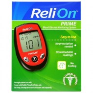 ReliOn Prime Blood Glucose Monitoring System Red