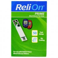 ReliOn Prime Blood Glucose Test Strips 50 Ct