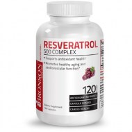 Resveratrol 500 Complex Red Wine Extract Natural Antioxidant Heart - Immune Health 120 Capsules