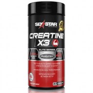 Six Star Elite Series Creatine X3 Micronized Creatine Pills Muscle Builder - Recovery 60 Pills