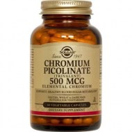 Solgar Chromium Picolinate 500 mcg - 60 Vegetable Capsules