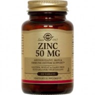 Solgar Zinc 50 mg Tablets 100 Ct