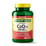 Spring Valley CoQ10 Rapid Release Softgels 200mg 150 Count