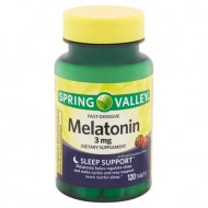 Spring Valley Fast-Dissolve Melatonin Tablets 3 mg 120 count