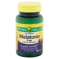 Spring Valley Fast-Dissolve Melatonin Tablets 5 mg 120 count