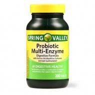 Spring Valley Probiotic Multi-Enzyme Digestive Formula Tablets 200 Ct