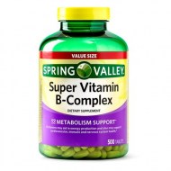 Spring Valley Super Vitamin B-Complex Tablets 500Ct