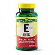 Spring Valley Vitamin E Softgels 1000IU 60Ct