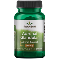 Swanson Adrenal Glandular 350 mg 60 Caps