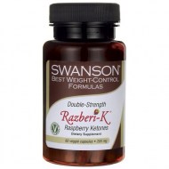 Swanson Double Strength Razberi-K Raspberry Ketones 200 mg 60 Veg Caps