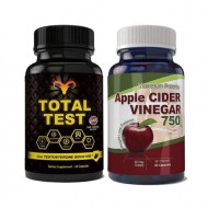 Total Test Testosterone Booster and Apple Cider Vinegar Combo Pack