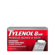 Tylenol 8 Hour Muscle Aches - Pain Tablets with Acetaminophen 100 ct